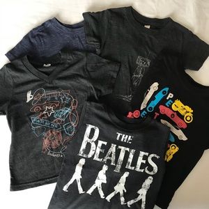 Bundle of 5 size 2T boys tees